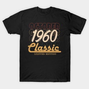october 1960 birthday T-Shirt